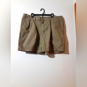 Eddie Bauer Men's Shorts Chino Green With Pockets Size 40 Outdoors Hiking Tennis